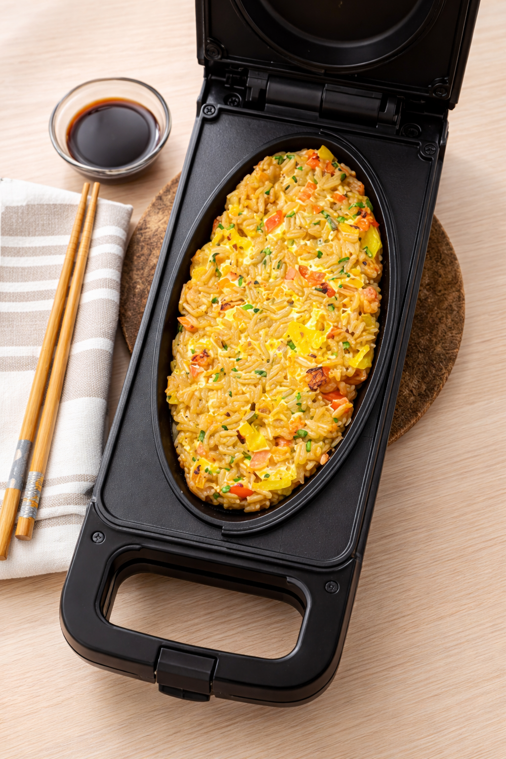 KitchenHQ Electric Flip Omelet Maker